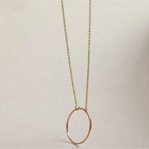 Chic Gold Ring Necklace NWT